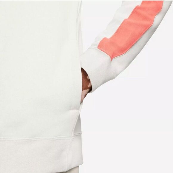 Nike Sportswear Men's Light Bone Club Fleece ‎ Track Jacket (DD7010-072)  Large - Picture 4 of 9